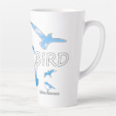 鳥として自由2 カフェラテマグ (右)
