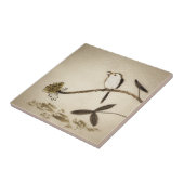 鳥との中国ので伝統的なインク絵画 タイル (側面)