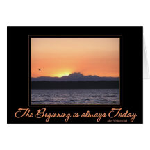 鳥との日没-始めは今日常にあります