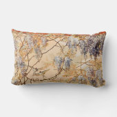 鳥との花柄 ランバークッション (裏面)