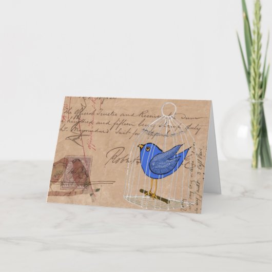 鳥とエフェメラ カード (正面)