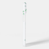 鳥とカゴのミントアクアグリーン名 Case-Mate iPhoneケース (裏面 / 右)