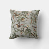 鳥とキノコの森 クッション (裏面)