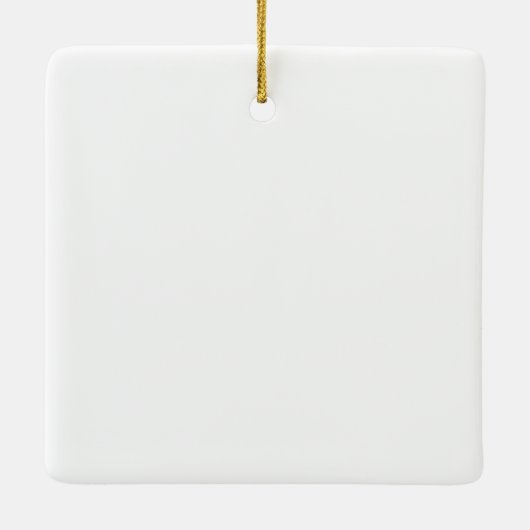 鳥とギフトブルー介護者広場オーナメント セラミックオーナメント (裏面)