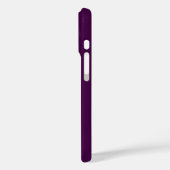 鳥とケージのオレンジと紫の名前iPhoneケース Case-Mate iPhoneケース (裏面 / 左)