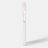 鳥とケージのピンクと紫の名前の電話ケース Case-Mate iPhoneケース (裏面 / 左)