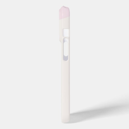 鳥とケージのピンクと紫の名前の電話ケース Case-Mate iPhoneケース (裏面 / 左)