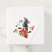 鳥とザクロの果実のイラストレーション。 フェイバータグ (インサイチュ)