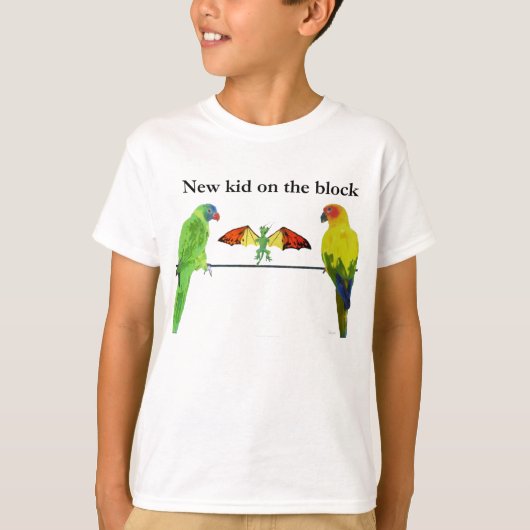 鳥とドラゴン Tシャツ (正面)