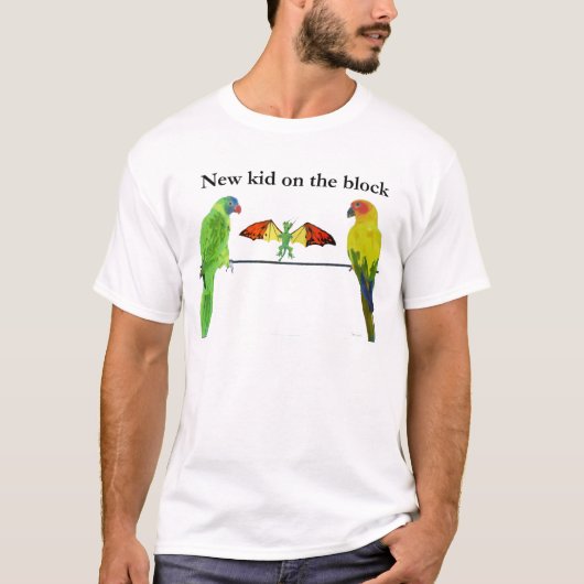 鳥とドラゴン Tシャツ (正面)