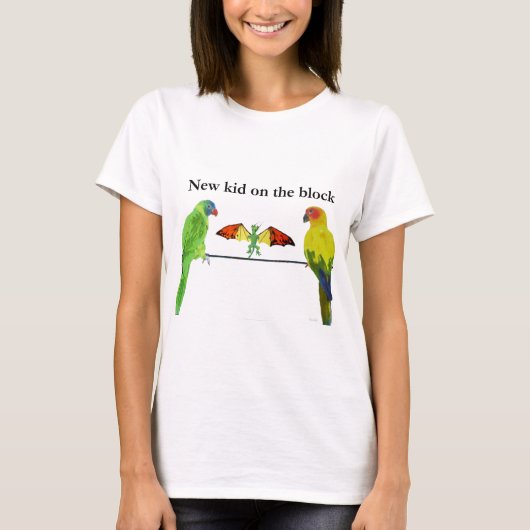 鳥とドラゴン Tシャツ (正面)