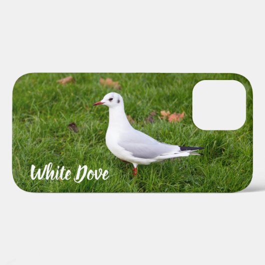 鳥とハトの恋人の贈り物のためのホワイト鳩 Case-Mate iPhoneケース (裏面 (横))