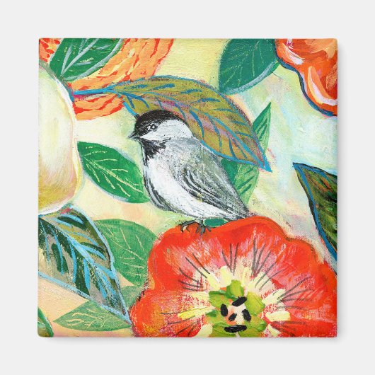 鳥とバターファイルNo 8 マグネット (正面)