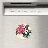 鳥とバラ磁石 マグネット (インサイチュ (食洗機))