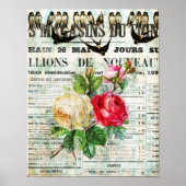 鳥とバラ ポスター (正面)