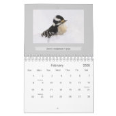 鳥とフクロウのファインアート写真オンタリオ カレンダー (2月 2026)