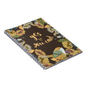 鳥とフローラのフォークアート ノートブック (右側)