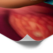 鳥とフローラの女の子 ポスター (角)