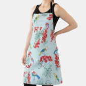 鳥とベリーのパターンのデザイン。 エプロン (インサイチュ)