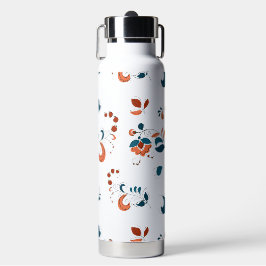 鳥とベリーのロシアのスタイル ウォーターボトル
