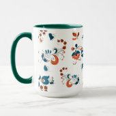 鳥とベリーのロシアのスタイル マグカップ (左)