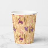 鳥とユニコーンon春草原 紙コップ (裏面)