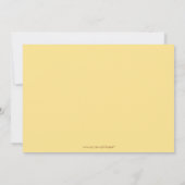 鳥とライオンの水玉模様のベビーシャワーの招待 招待状 (裏面)