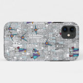 鳥とロケット Case-Mate iPhoneケース (裏面(横))