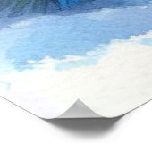 鳥と冬の風景26 ポスター (角)