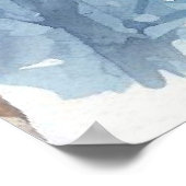 鳥と冬の風景29 ポスター (角)