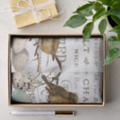 鳥と卵のヴィンテージ市フランスの名の分離 薄葉紙 (ギフト)