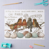 鳥と卵のヴィンテージ市フランスの名の分離 薄葉紙 (クラフト)