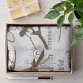 鳥と卵のヴィンテージ市フランスの名の分離 薄葉紙 (ギフト)