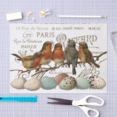 鳥と卵のヴィンテージ市フランスの名の分離 薄葉紙 (クラフト)