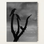 鳥と夕日 プランナー手帳 (裏面)