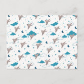 鳥と夜の妖精の夢はがき シーズンポストカード (正面)