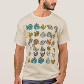 鳥と小鳥 Tシャツ (正面)