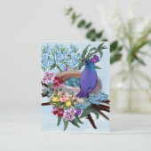 鳥と巣 ポストカード (スタンド正面)