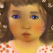 鳥と抽象芸術の子猫 ランバークッション