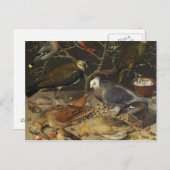 鳥と昆虫の静物生活, 1637 ポストカード (正面/裏面)