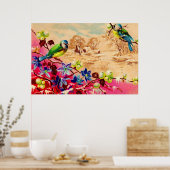 鳥と果実 ポスター (キッチン)