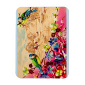 鳥と果実 マグネット (縦)