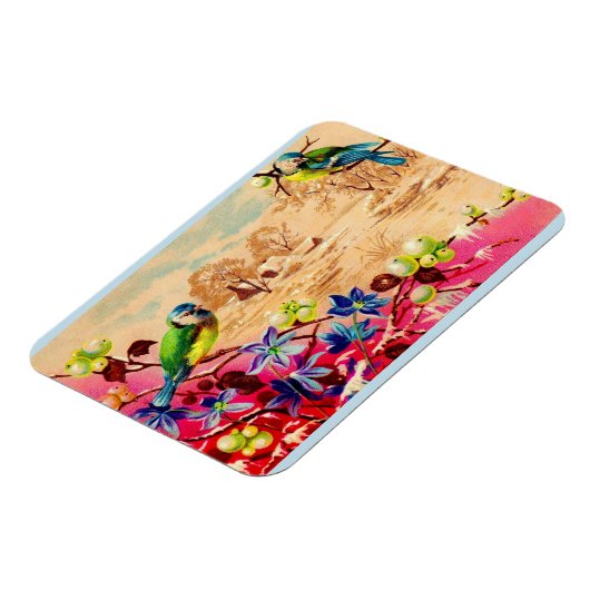 鳥と果実 マグネット (左側)