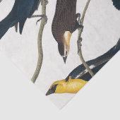 鳥と枝のパターンの分離 薄葉紙 (詳細)