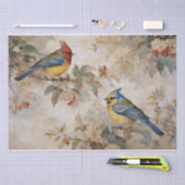 鳥と枝の分離 薄葉紙 (クラフト)