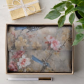 鳥と枝の切り離しティッシュペーパー 薄葉紙 (ギフト)