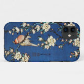 鳥と枝垂桜、北斎の鳥および泣く桜、Hokusai Case-Mate iPhoneケース (裏面(横))