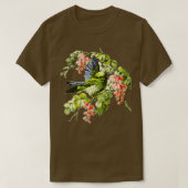 鳥と枝 Tシャツ (デザイン正面)