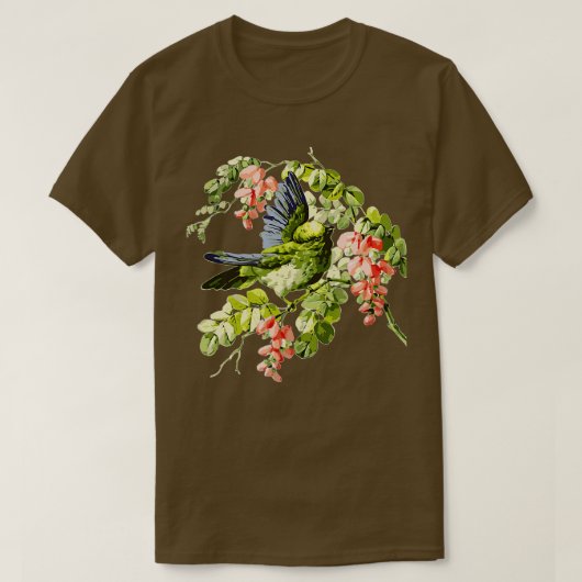鳥と枝 Tシャツ (デザイン正面)