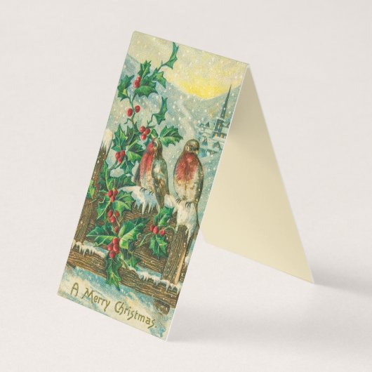 『鳥と柊の実』 (正面)